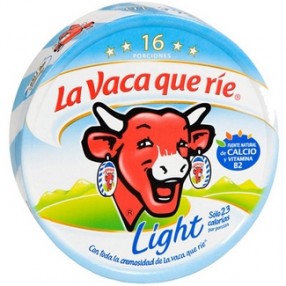 Quesitos light 16 porciones LA VACA QUE RIE caja 250 grs